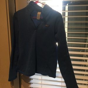 Blue Patagonia Fleece.