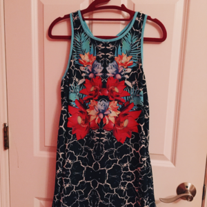 Floral Shift Dress Peppermayo