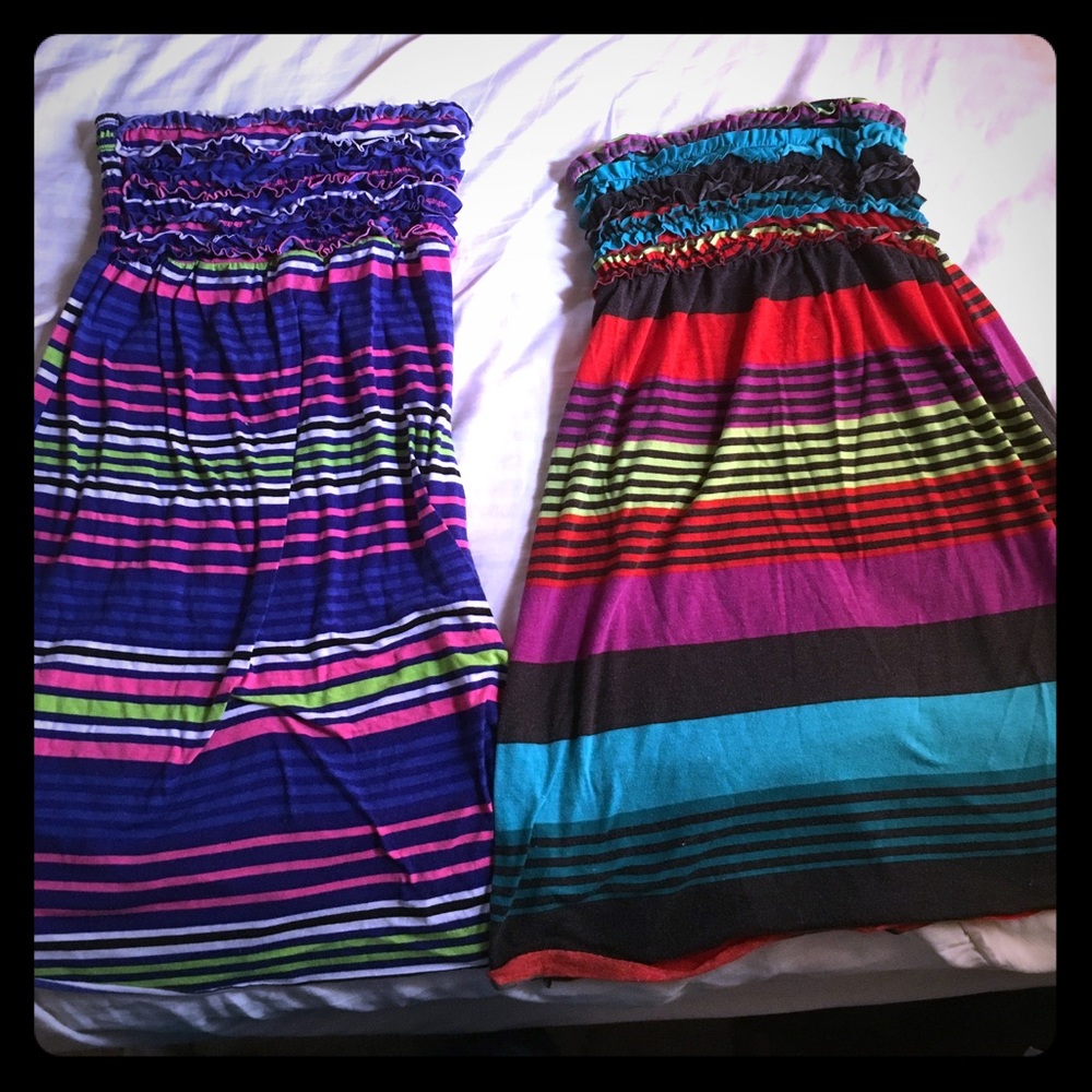 Colorful swim suit cover ups- two