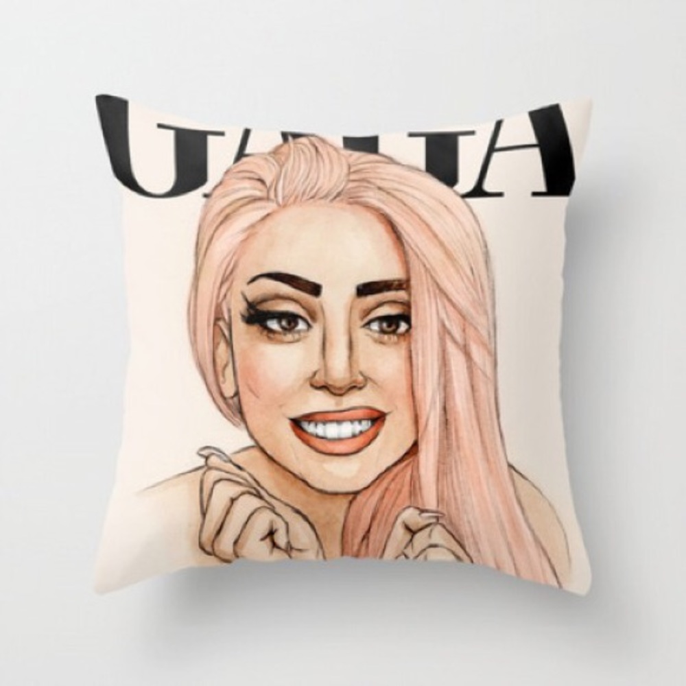 GAGA Throw Pillow
