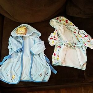 0-9 months bath robe bundle