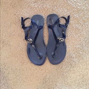 Navy blue Michael Kors sandals