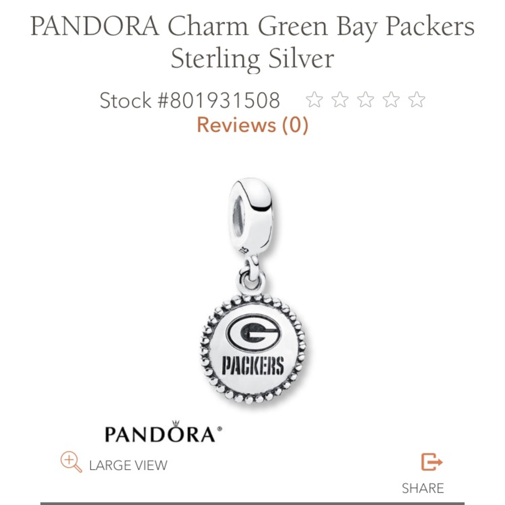 Green Bay Packer Dangle Charm