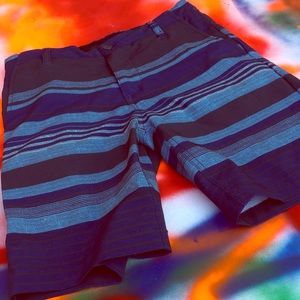 Volcom Boys stretch wet & dry striped shorts