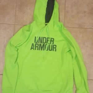 Under Armour Green Neon Hoodie S/M