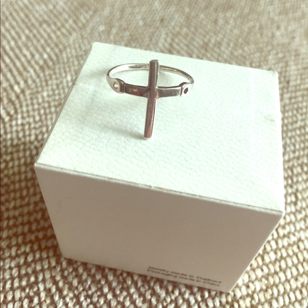 Silpada cross ring