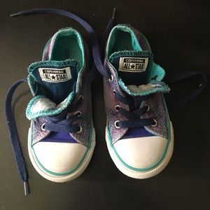 Spring Teal Toddlers size 8 converse