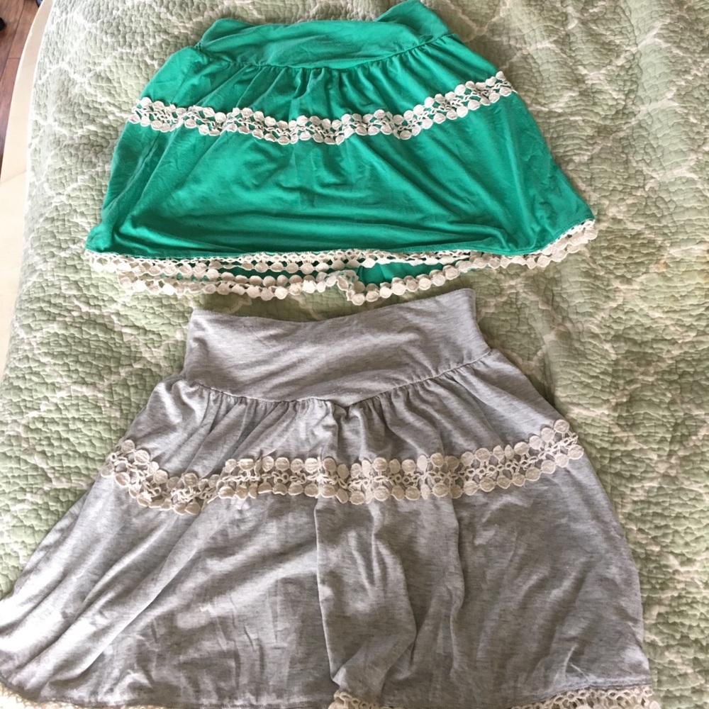 2 skirts
