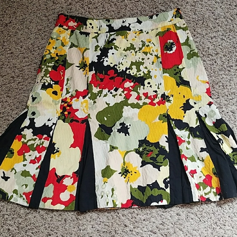 Anthropologie Viola Pleated Skirt