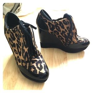 Boutique 9 Leopard print platform creepers