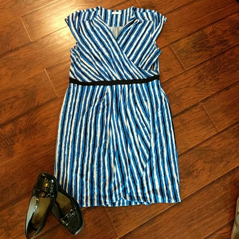 NY&C striped business dress
