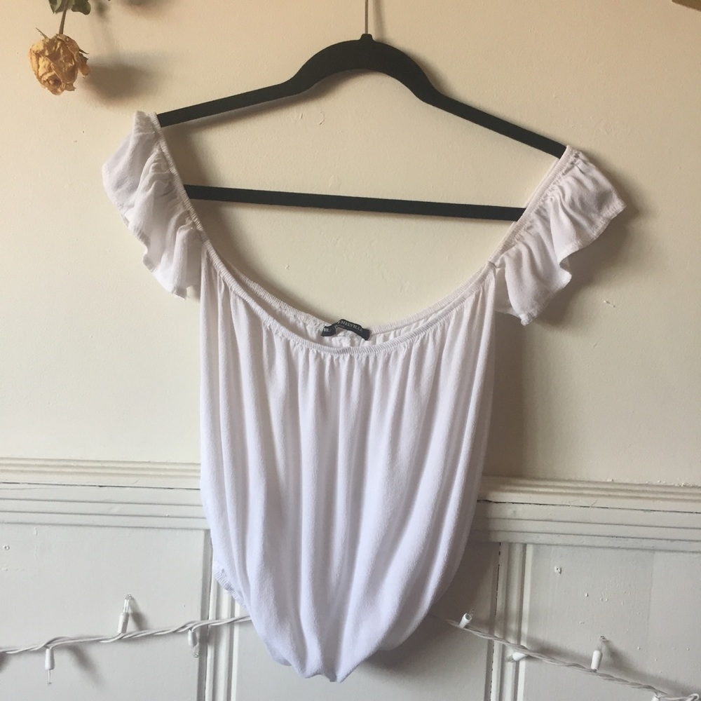 brandy melville off the shoulder top