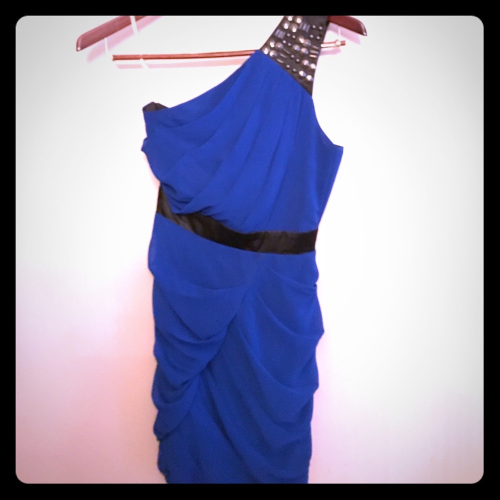 Royal blue dress