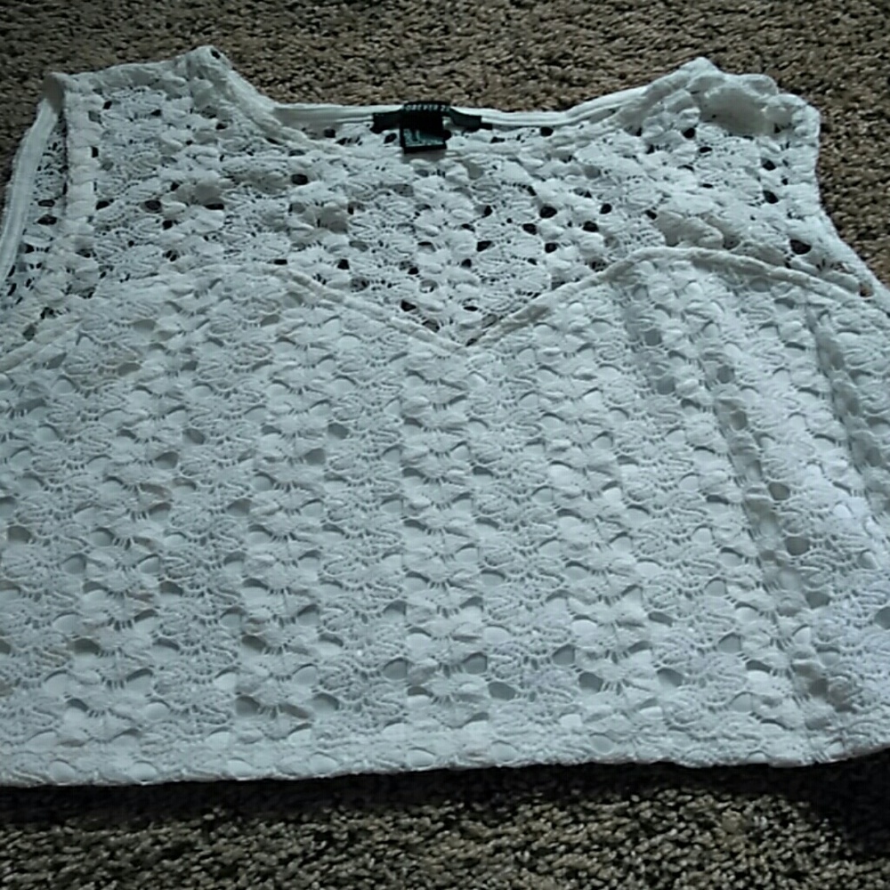 Lace crop top