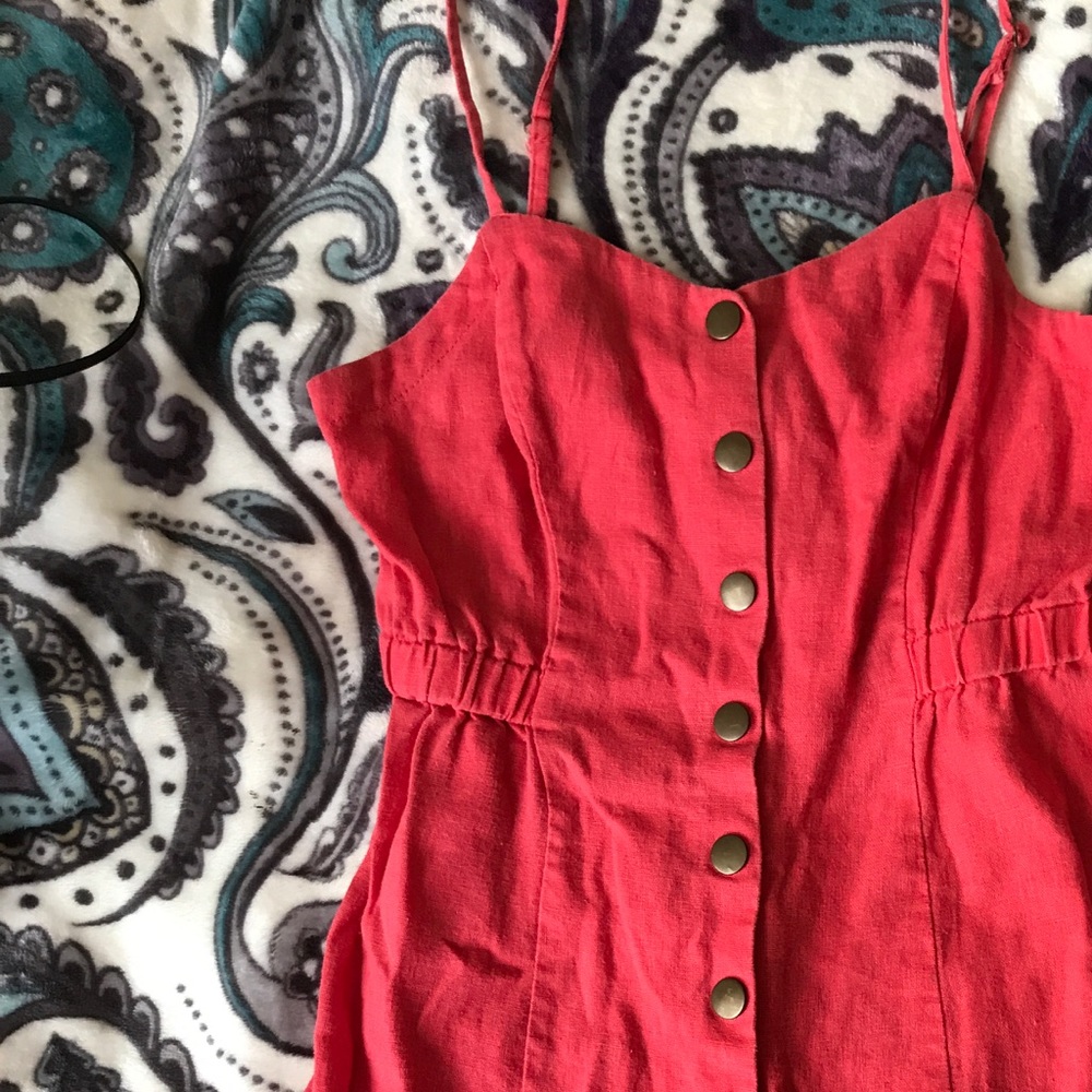 Urban Outfitters super cute button up romper