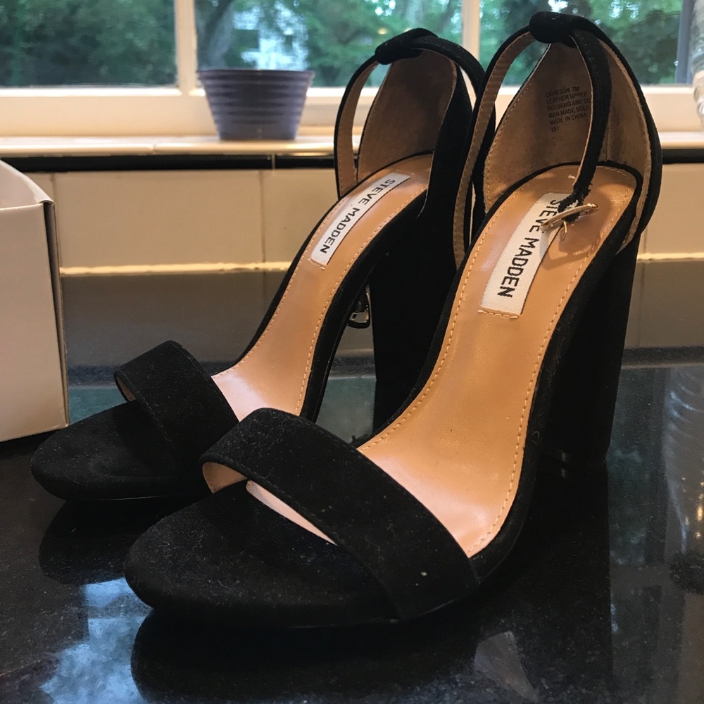 Steve Madden black heels