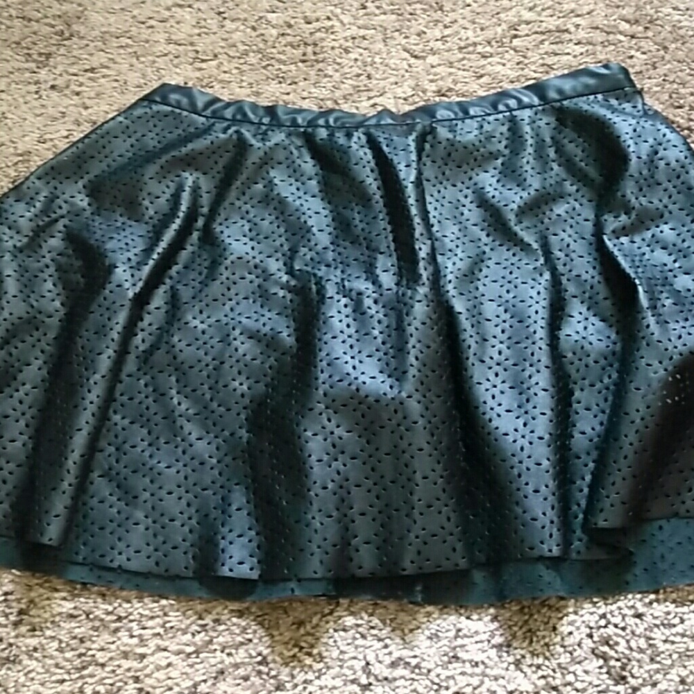 Leather skirt