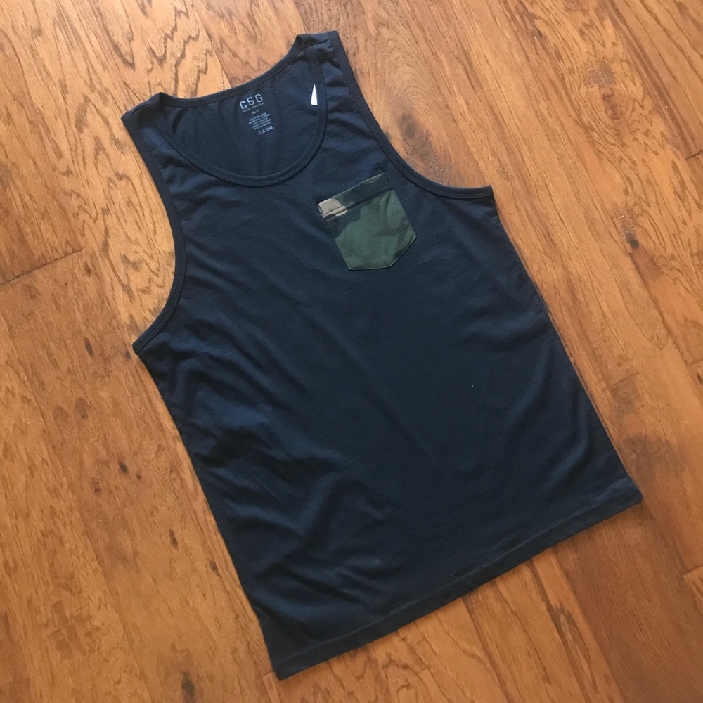 Champs Unisex Fatigue Pocket Tank Top