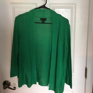 Worthington kelly green cardigan