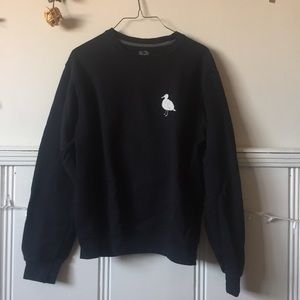 black bird crewneck sweatshirt