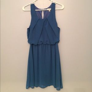 Blue flowy dress!