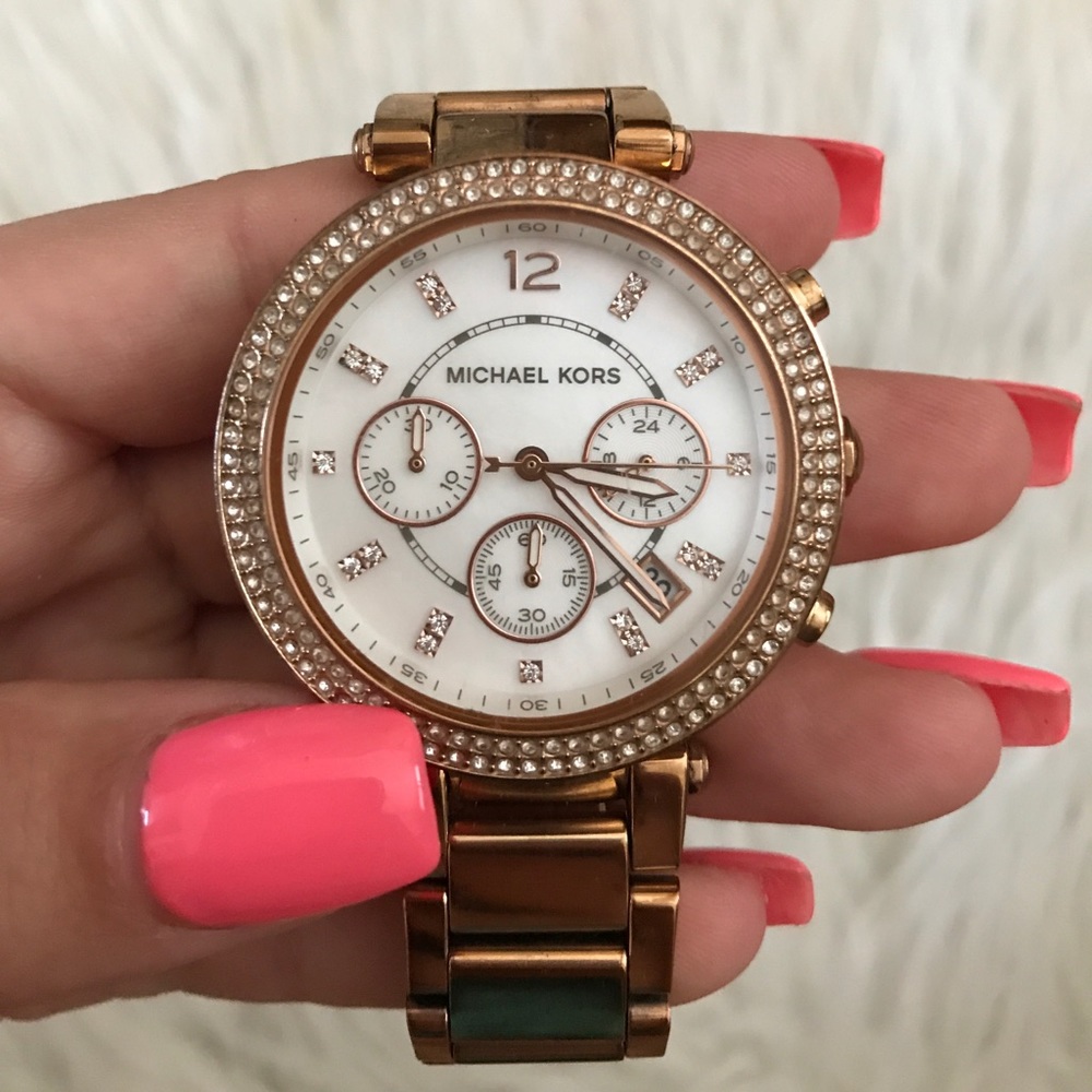 Rose Gold Michael Kors watch