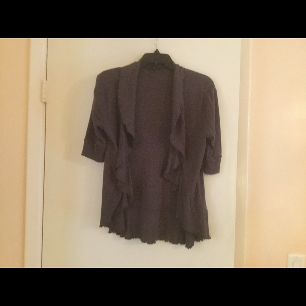 Ruffled sweater