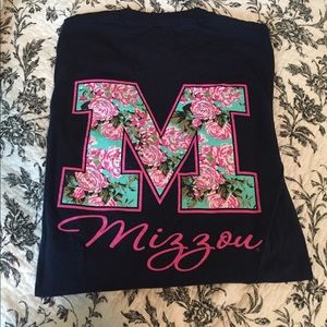 Long-sleeved Missouri (Mizzou) Tigers shirt