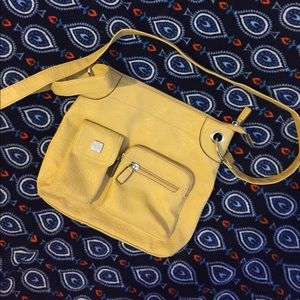 Yellow cross body