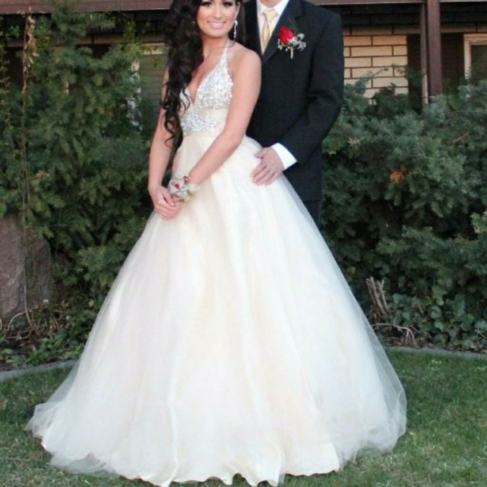 Champagne Ballroom Gown