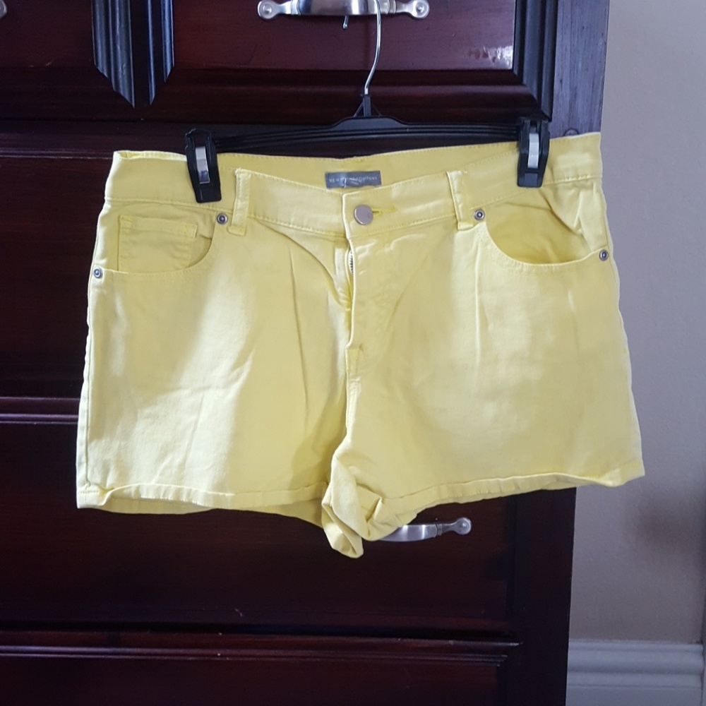 Yellow New York and Company shorts