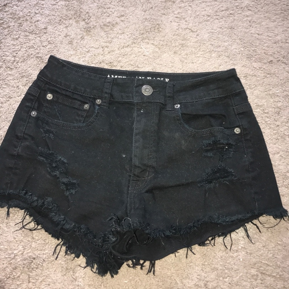 American eagle high rise festival shorts