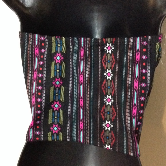 Charlotte Russe open front tube top - Picture 2 of 3