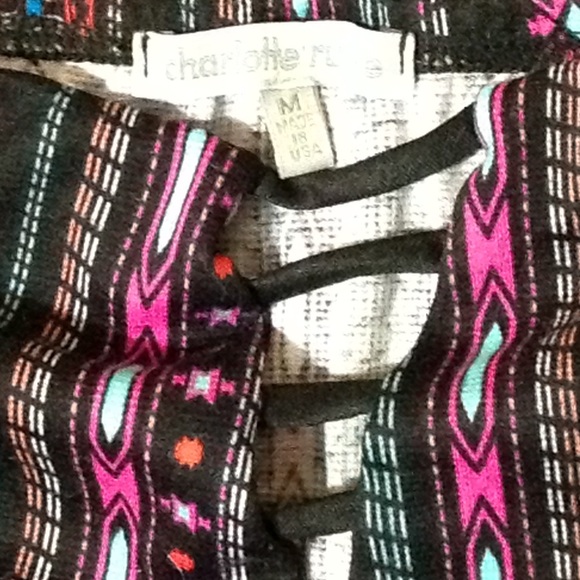 Charlotte Russe open front tube top - Picture 3 of 3