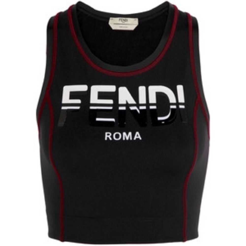 Fendi Stretch-jersey sports bra
