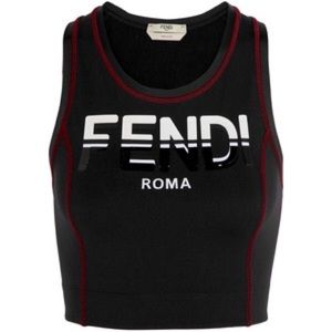 Fendi Stretch-jersey sports bra