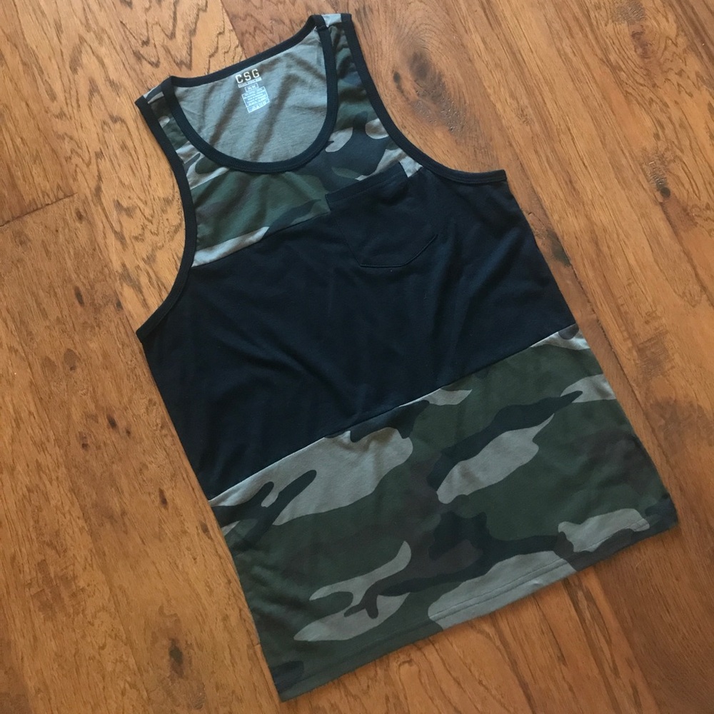 Champs Unisex Fatigue Pocket Tank Top