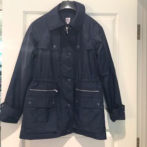 Peter Millar navy blue rain jacket