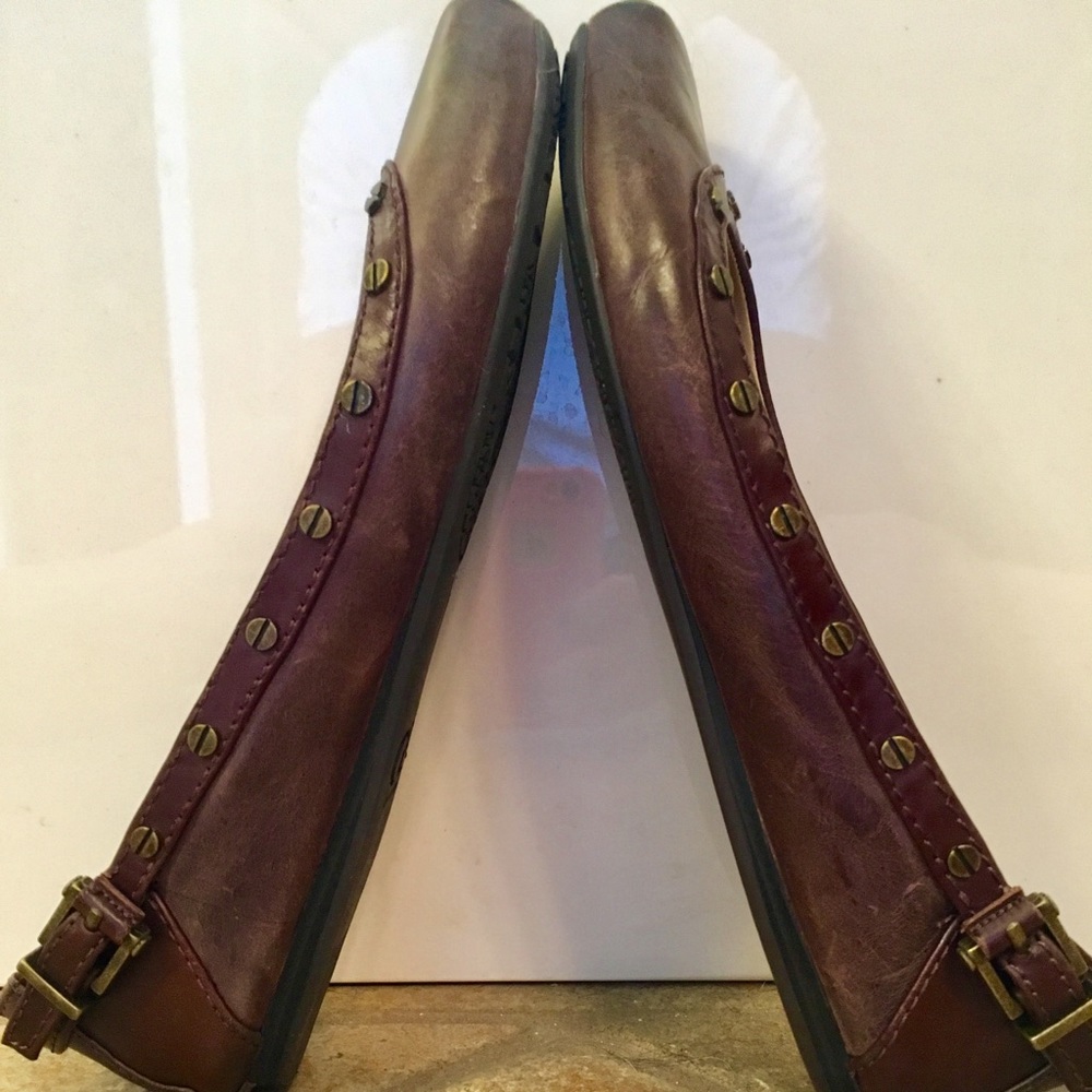 Excellent condition leather GIANNI BINI flats