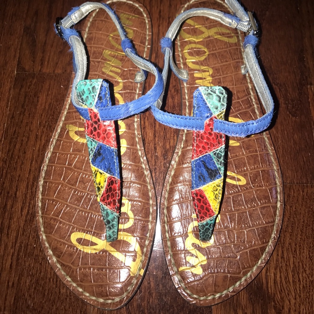 Sam Edelman Colorful Alligator Sandal