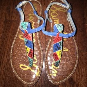Sam Edelman Colorful Alligator Sandal