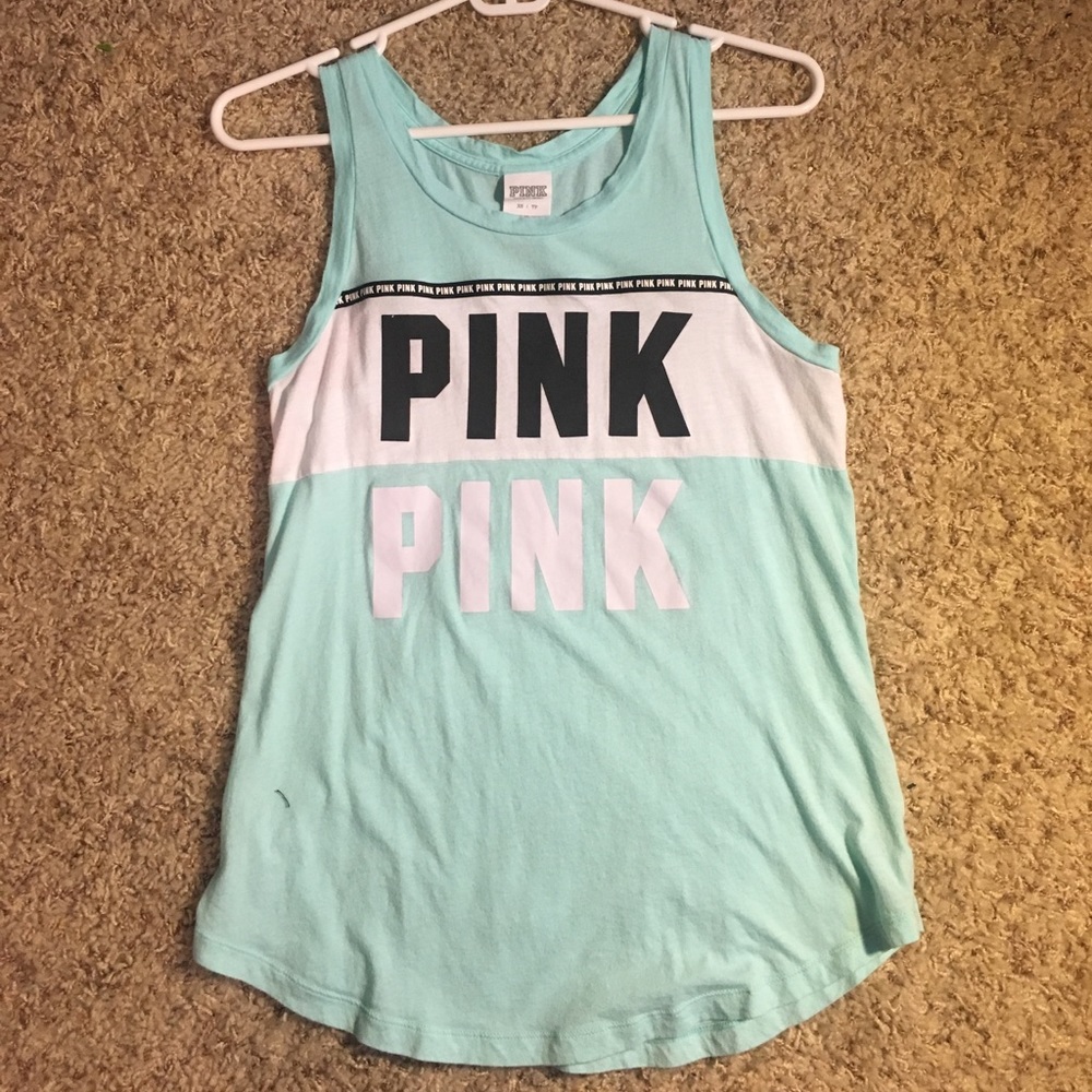 Pink muscle tee