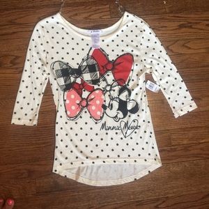 Disney baseball tee size XS scoop neck