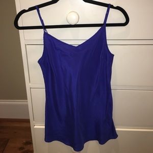 J. Crew Silk Cobalt Blue Camisole