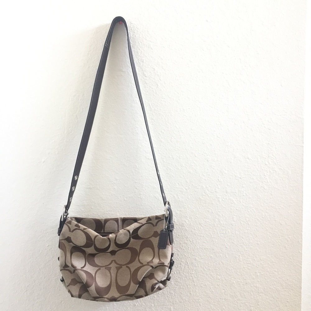 Coach signature collection handbag/crossbody bag