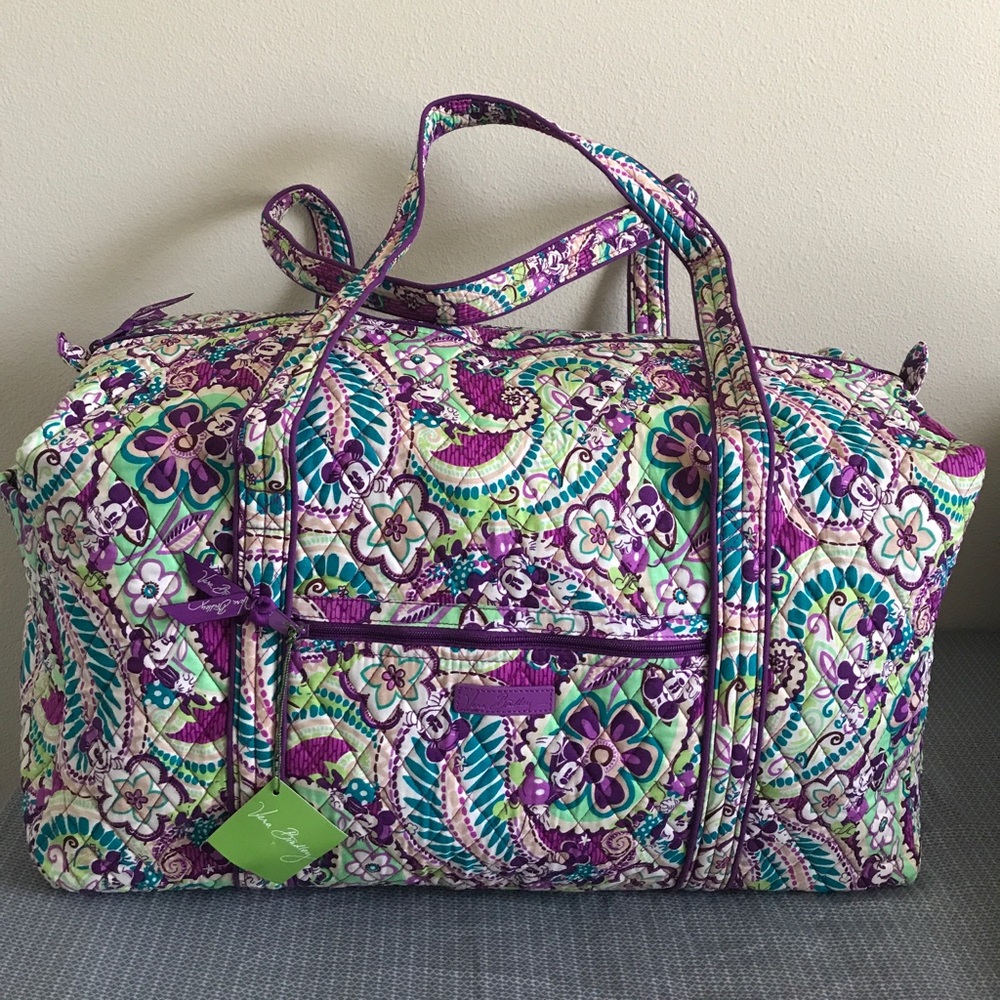 NWT VERA BRADLEY DISNEY LARGE DUFFLE BAG