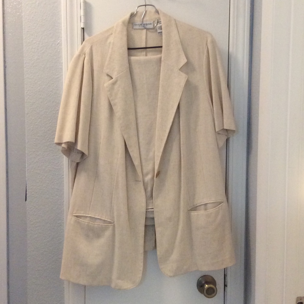 Sag Harbor 2 piece linen suit