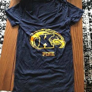 NWT Victoria's Secret Pink Kent State Tee