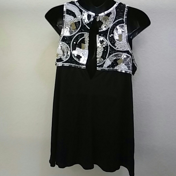 Foley Sequined Tank Top Small NWT - Picture 2 of 4