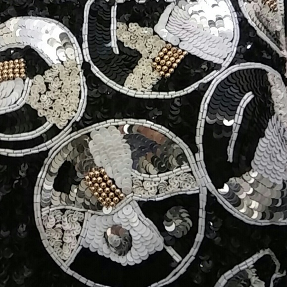 Foley Sequined Tank Top Small NWT - Picture 3 of 4